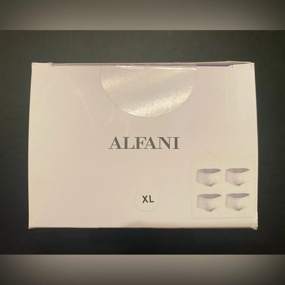 Alfani Men’s 4 Pack Briefs in White Size XL 38-40 NWT‎